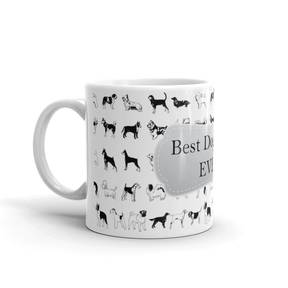 Dog Mom White Coffee Mug