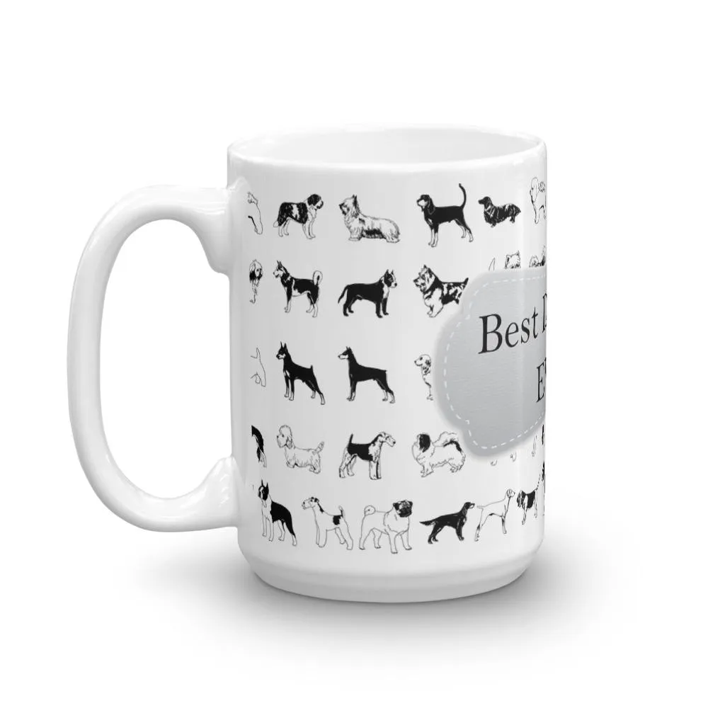 Dog Mom White Coffee Mug