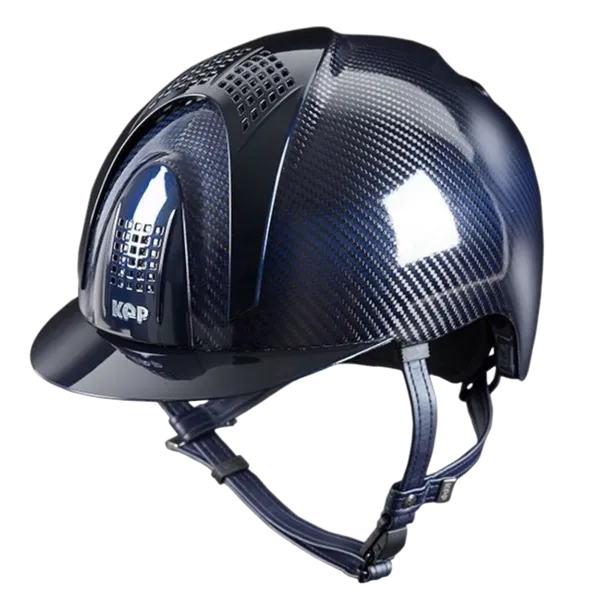 E-LIGHT Carbon Helmet - Shine Blue with 3 Shine Inserts by KEP