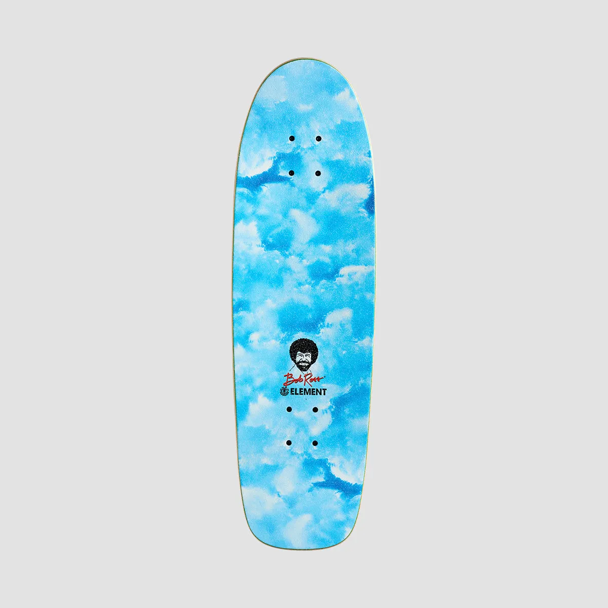 Element X Bob Ross Happy Clouds Cruiser Skateboard - 8.875"