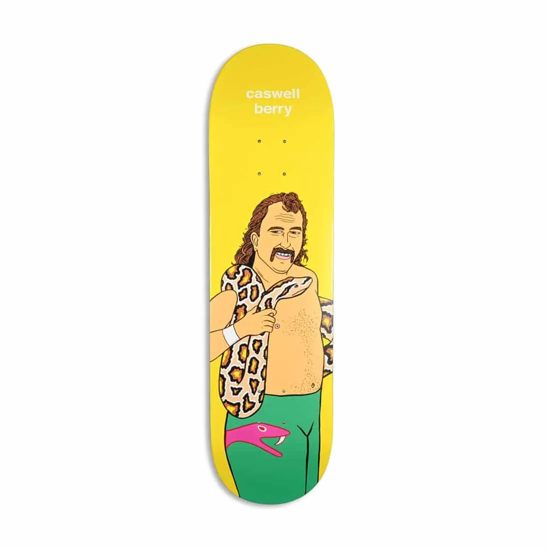 Enjoi Caswell Berry Body Slam R7 Skateboard Deck – Yellow