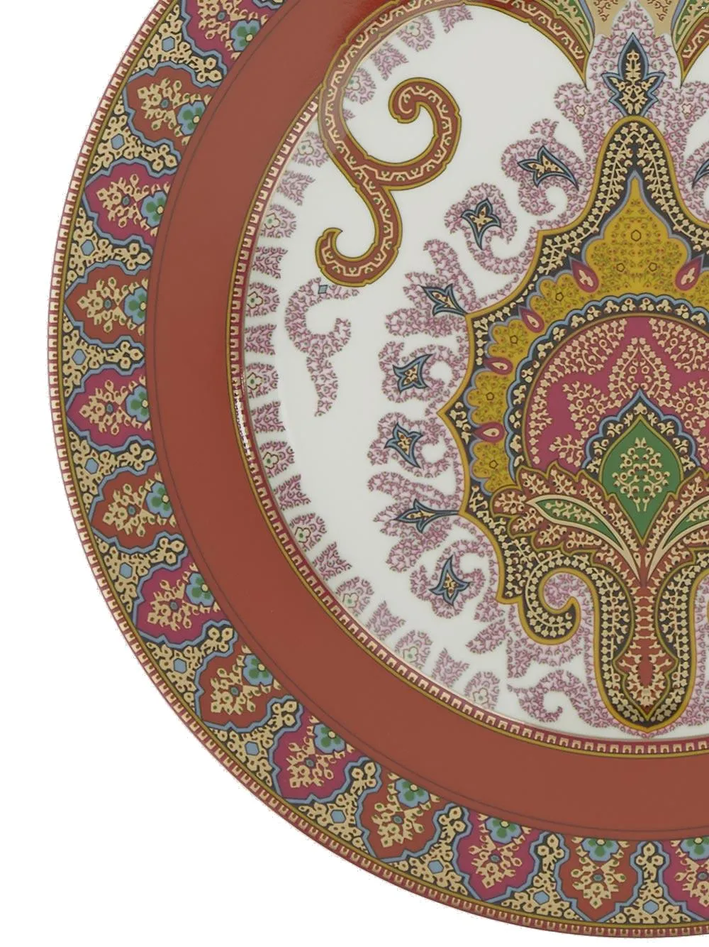 Etro Paisley Printed Cake Plate