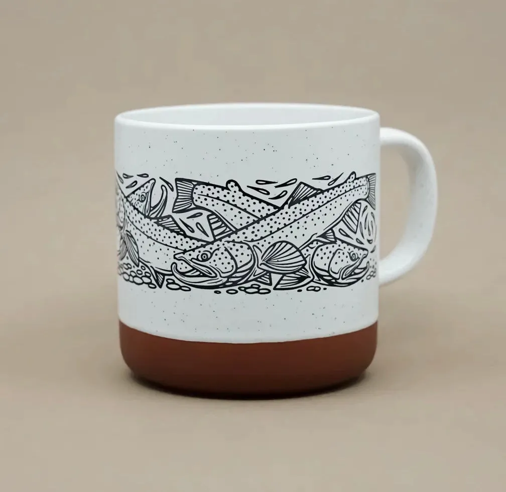 Feeding Frenzy Mug - White