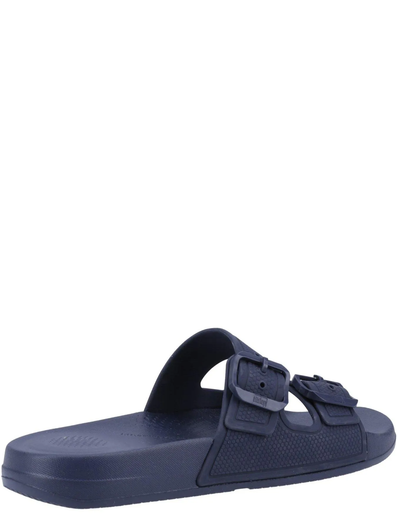 FitFlop iQUSHION Buckle Detail Slider Sandals - Navy