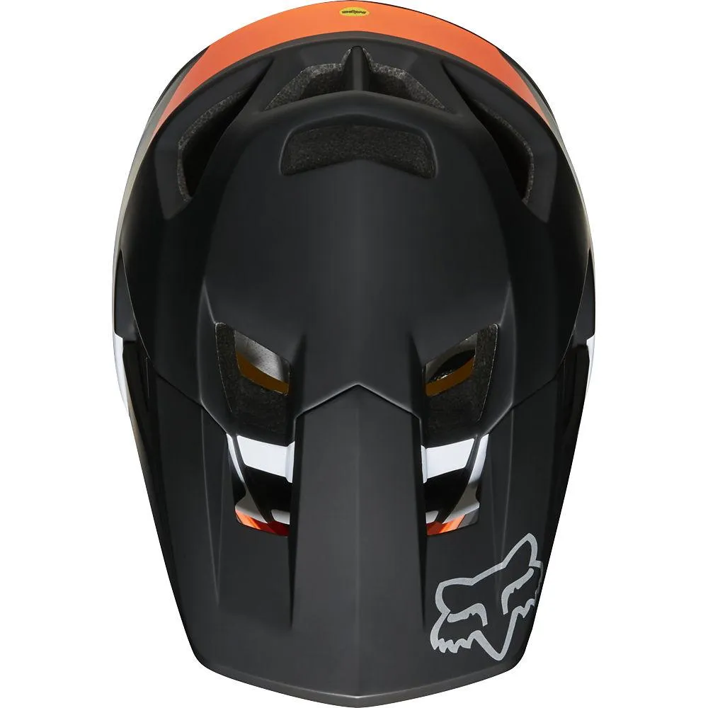 Fox Racing Proframe Ltd Edition Full Face Helmet - Black-White-Orange