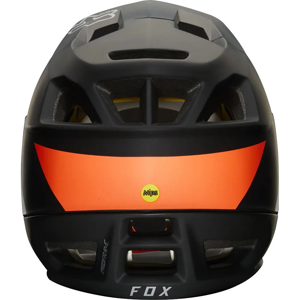 Fox Racing Proframe Ltd Edition Full Face Helmet - Black-White-Orange