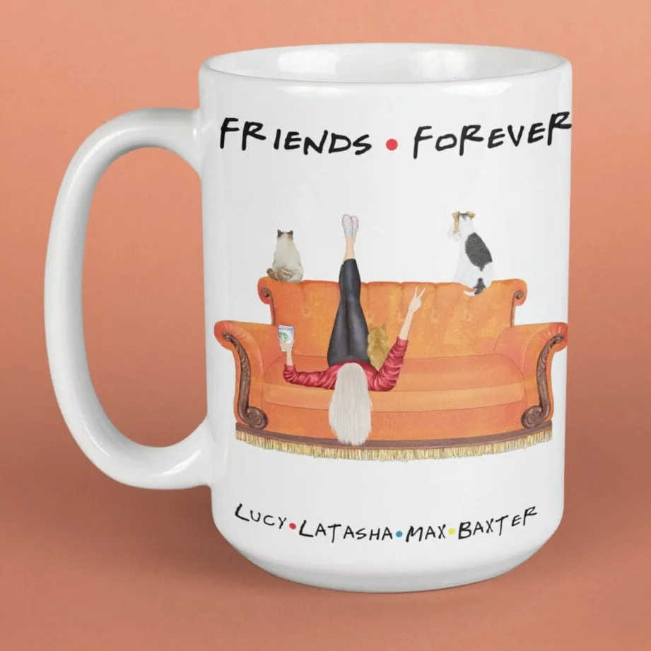 Friends Mug, Best Friends Mug, Sisters Mug, Coffee Mugs, Drink Mugs