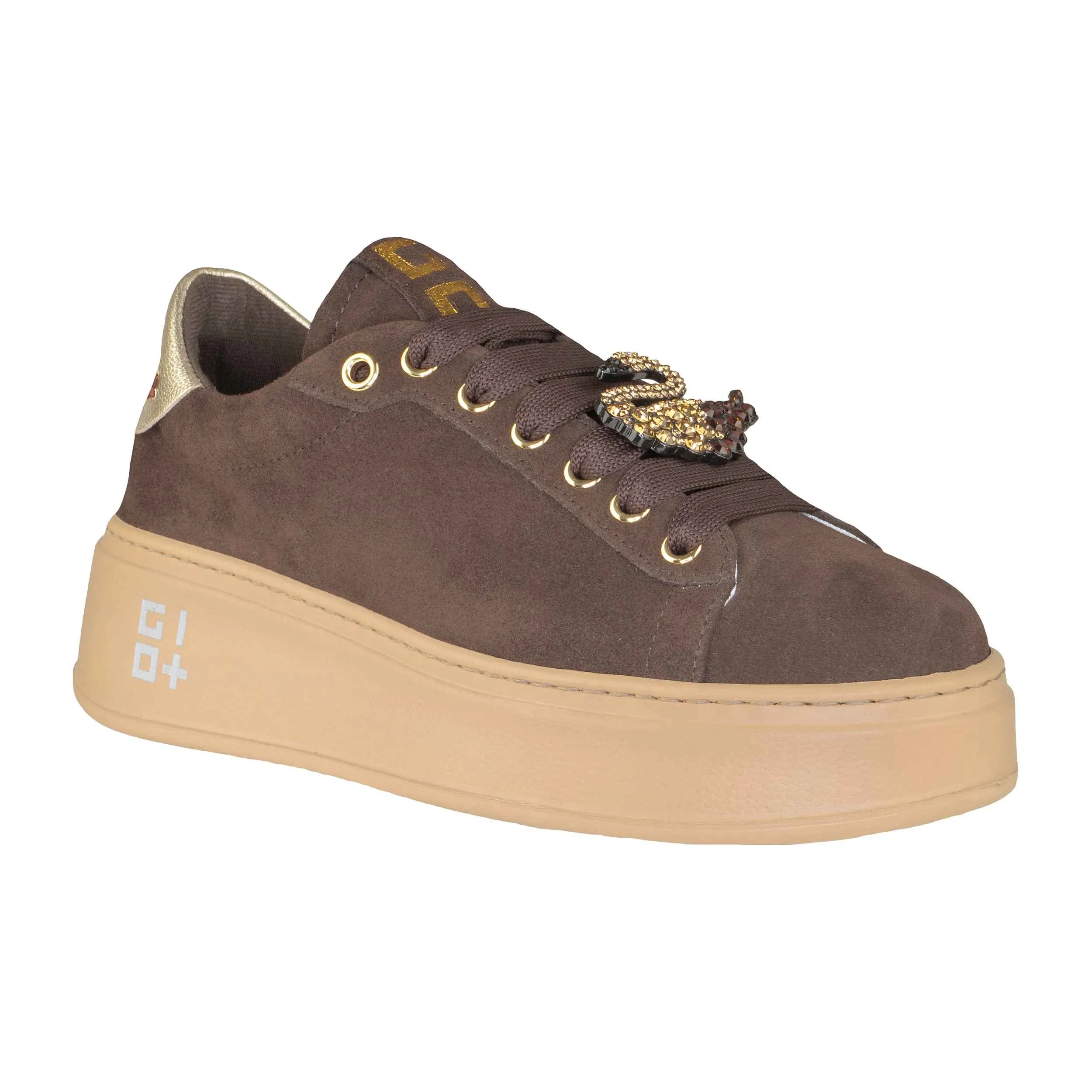 GIO+ SNEAKERS PIA230A COMBI CIOCCOLATO