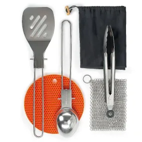 GSI Outdoors Basecamp Stainless Steel Chef's Tool Cookware Set