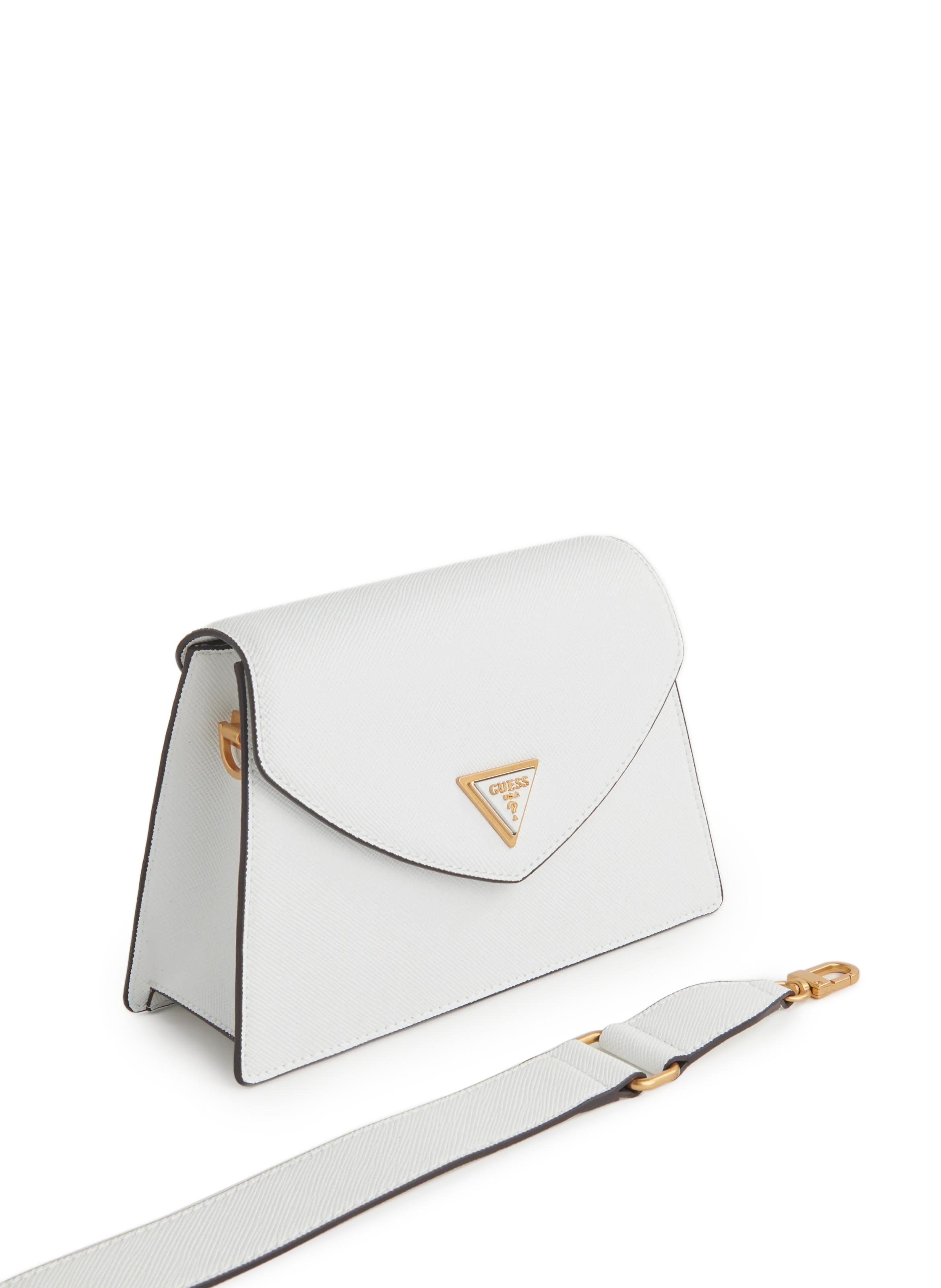 GUESS  Lossie shoulder bag - White