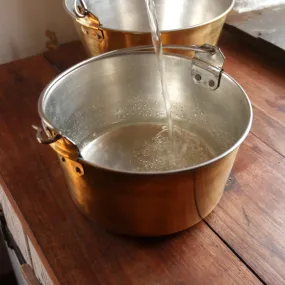 Half Gallon Brass Trade Kettle