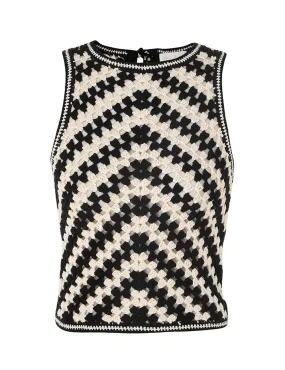 --Halliday Hand Crochet Tank-