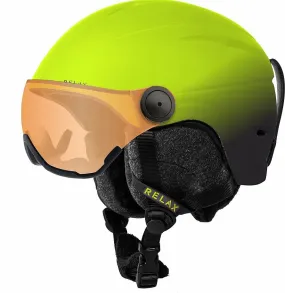 helmet Relax Twister Visor - RH27V/Matte Neon Yellow/Black - unisex junior