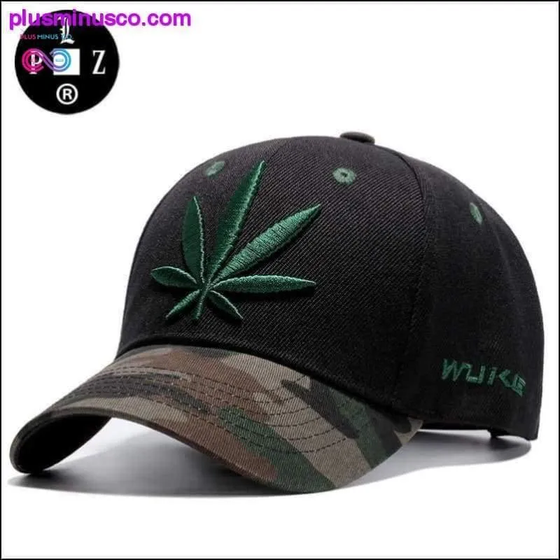 Hemp Leaves Baseball Cap Camouflage Cap Green Hat