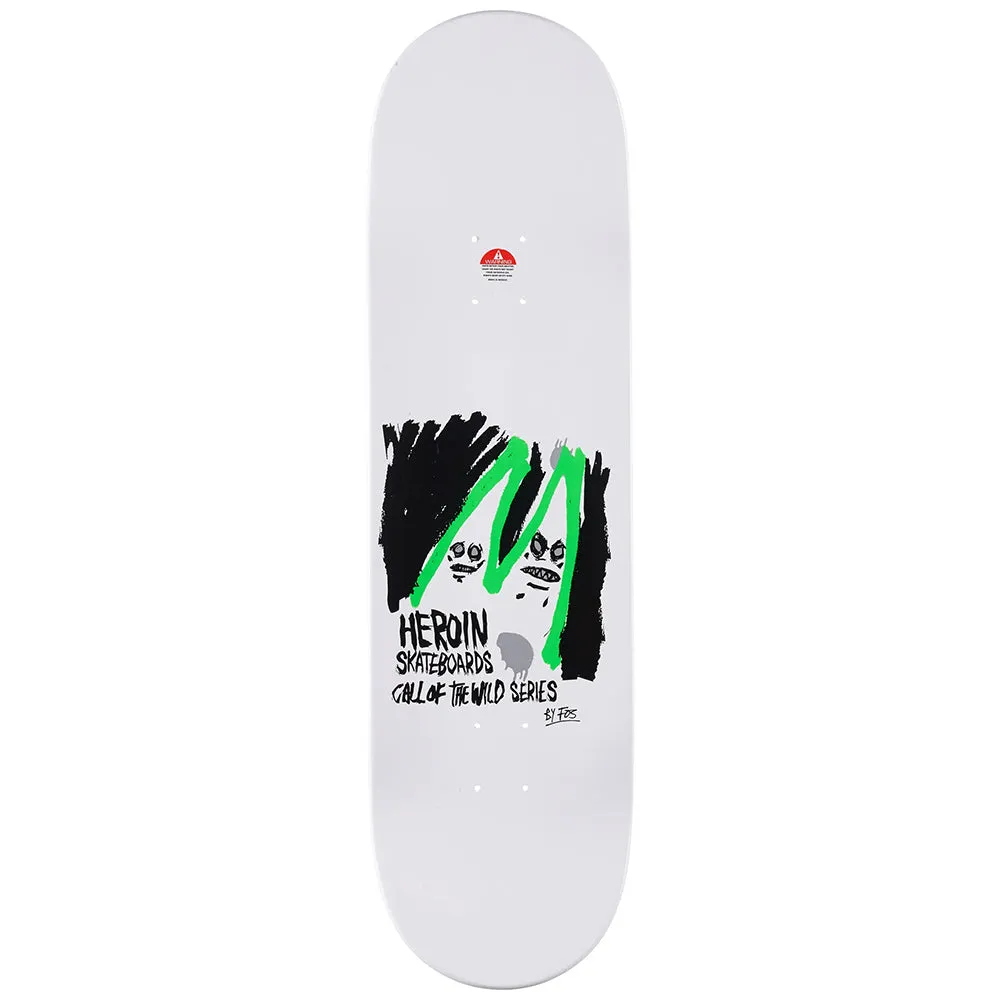 Heroin Frank Shaw Call of the Wild Skateboard Deck 8.75"