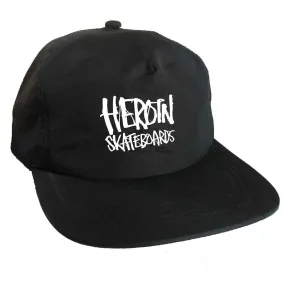 HEROIN SKATEBOARDS SCRIPT NYLON SNAPBACK HAT