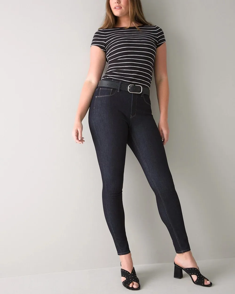 High-Rise Sculpt Skinny Ankle Jeans