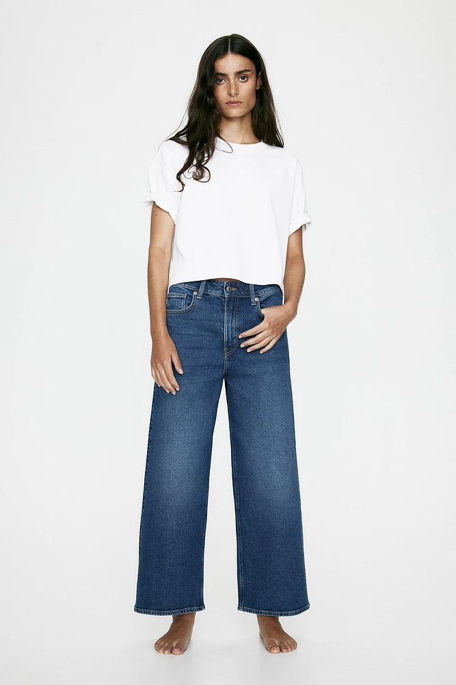 High Rise Wide-cut Jeans