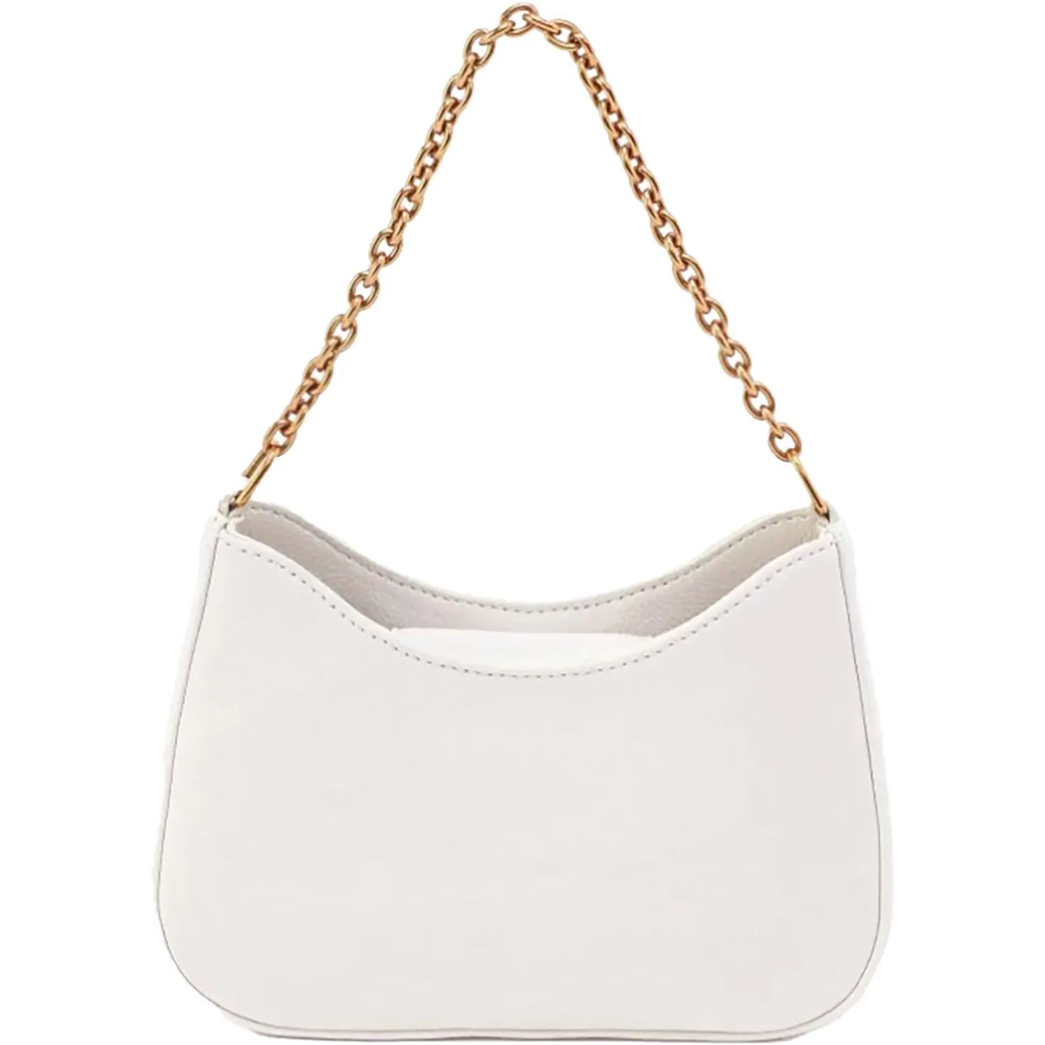 Hobo Rosa Crossbody White Pebbled Leather