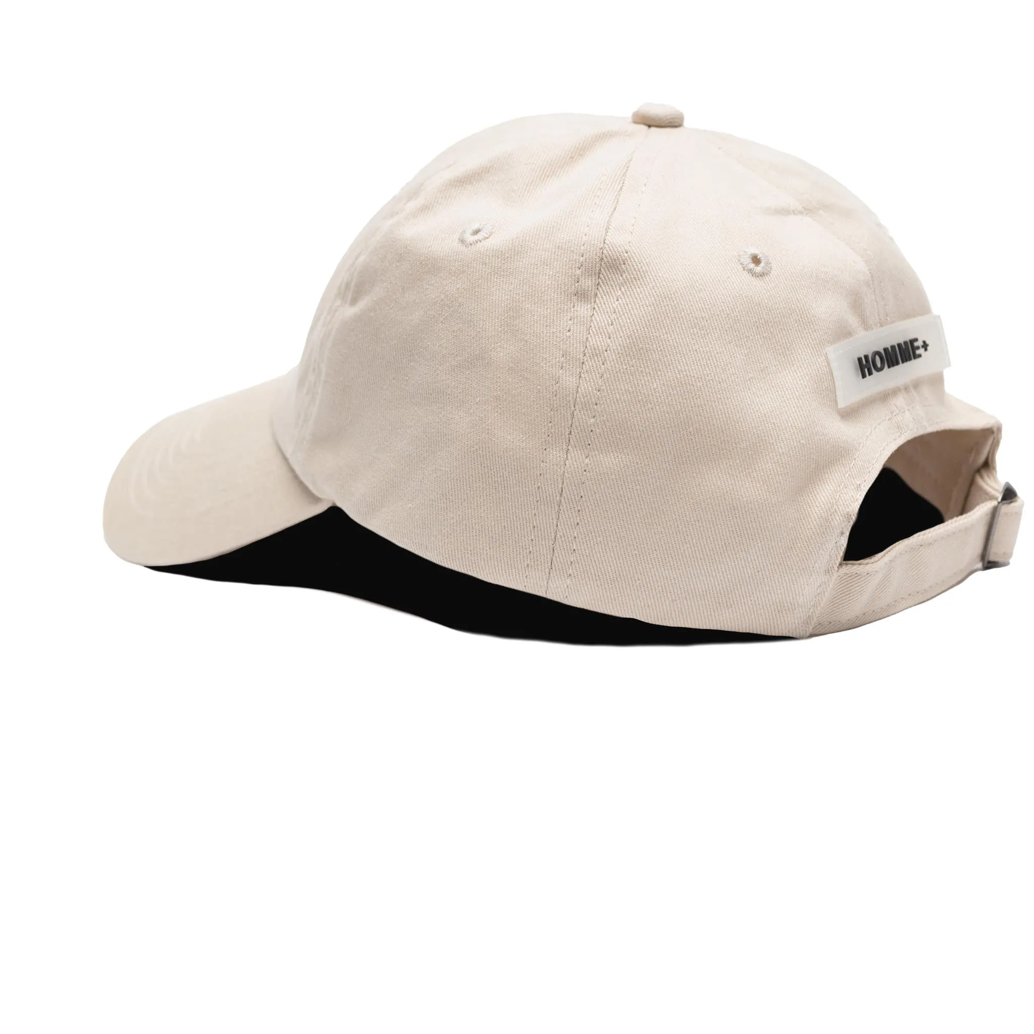 HOMME+ Embroidered Cap Sand