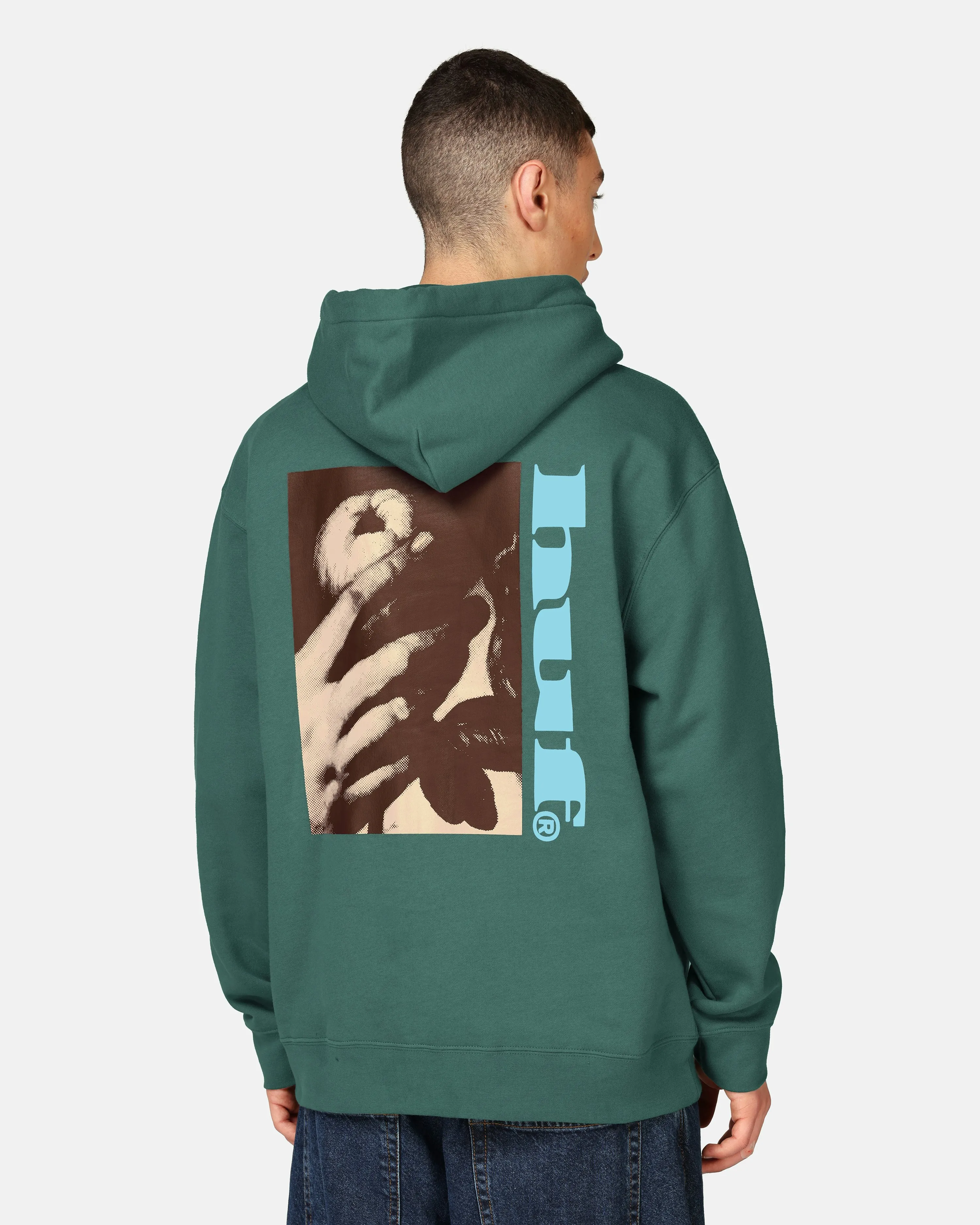 HUF Street Knowledge Hoodie Green | Men | Junkyard