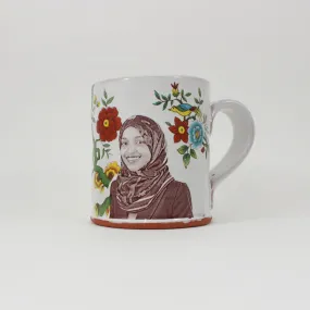 Ihan Omar Mug with Flowers