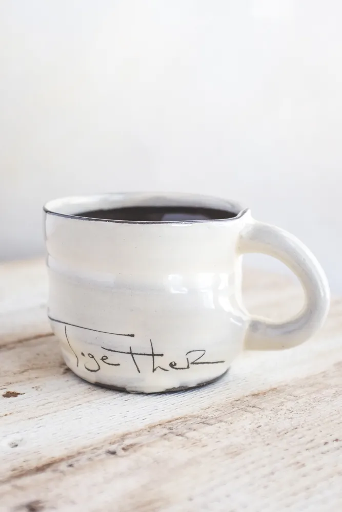 In This Together Hand Painted Ceramic Mug