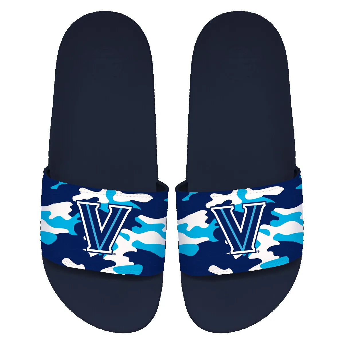 ISlide Villanova Wildcats Camo Motto Slide Sandals