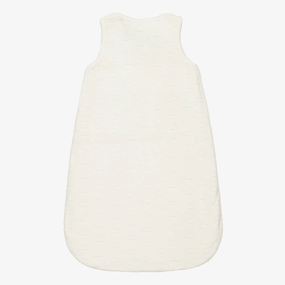 Ivory Velour Baby Sleeping Bag