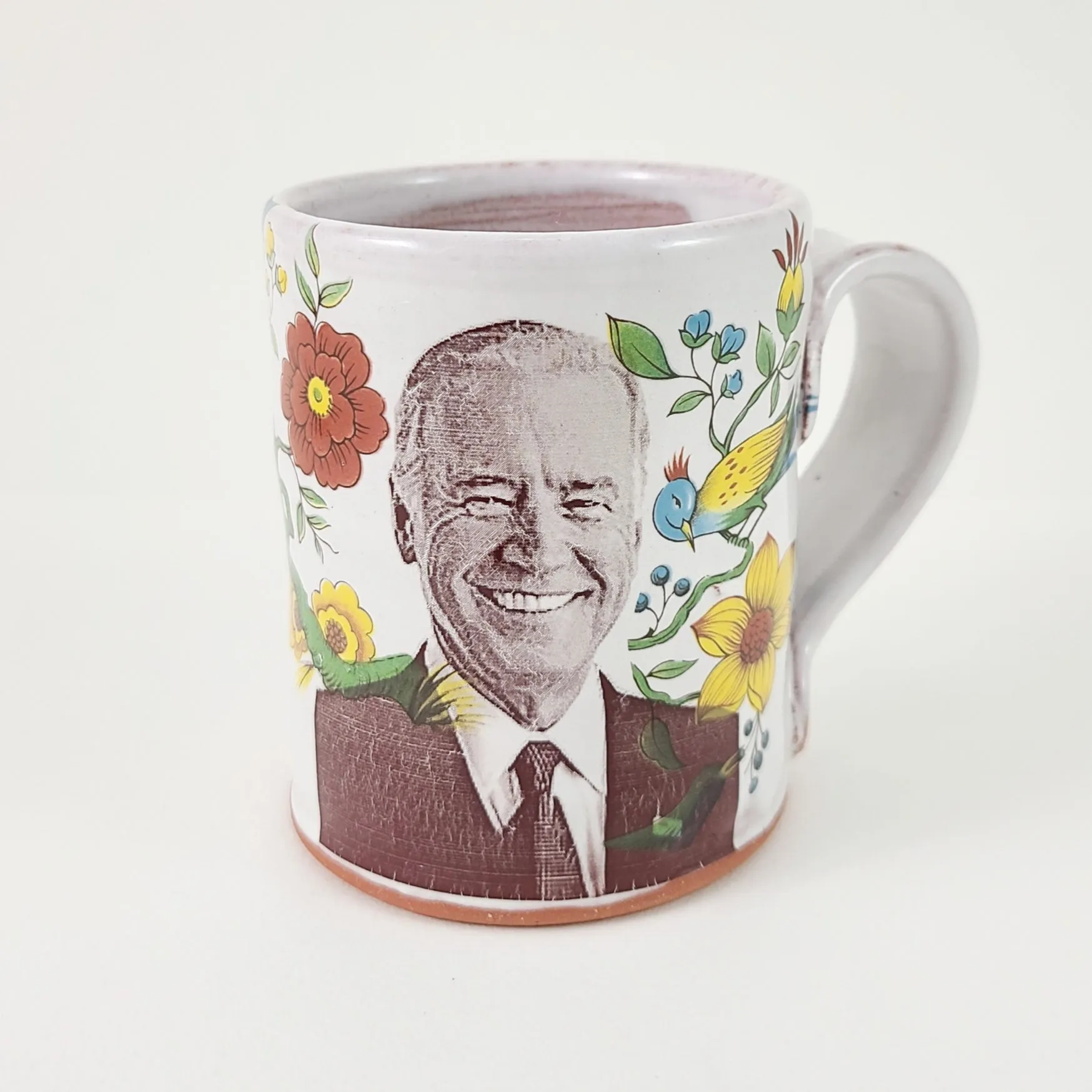 Joe Biden Mug with Flowers