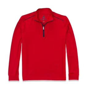 Johnnie O Lammie 1 4 Zip Prep Formance Pullover CMKO1030 Red