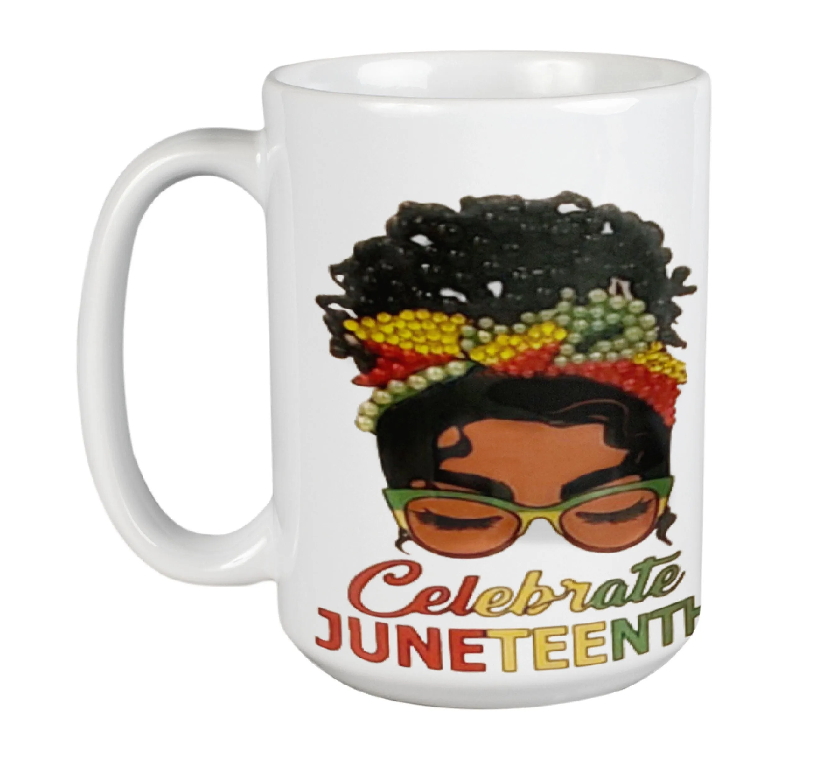 Juneteenth Beaded Bling Mug Collection