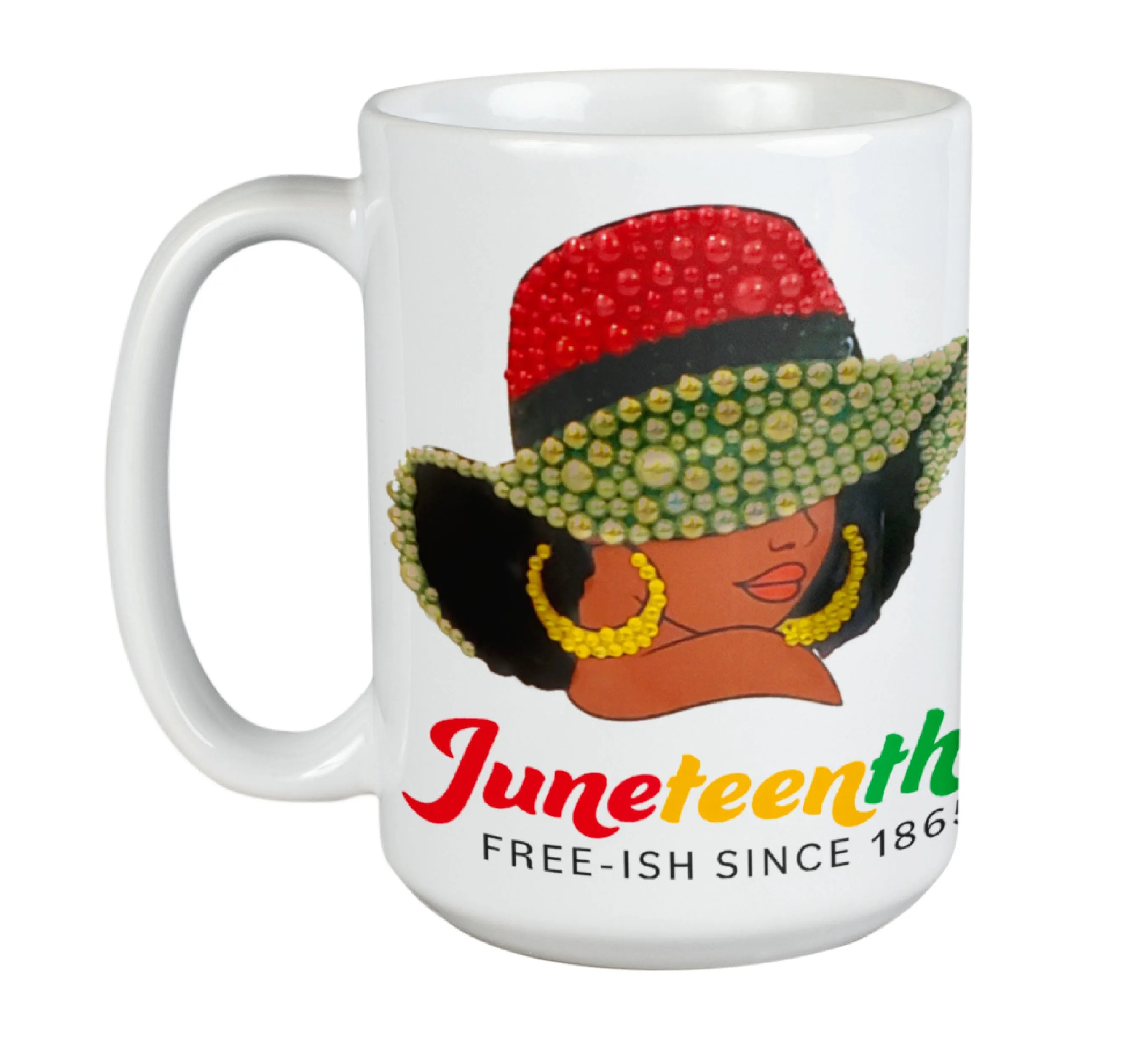 Juneteenth Beaded Bling Mug Collection