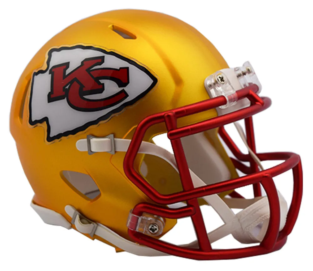 KANSAS CITY CHIEFS BLAZE SPEED MINI HELMET