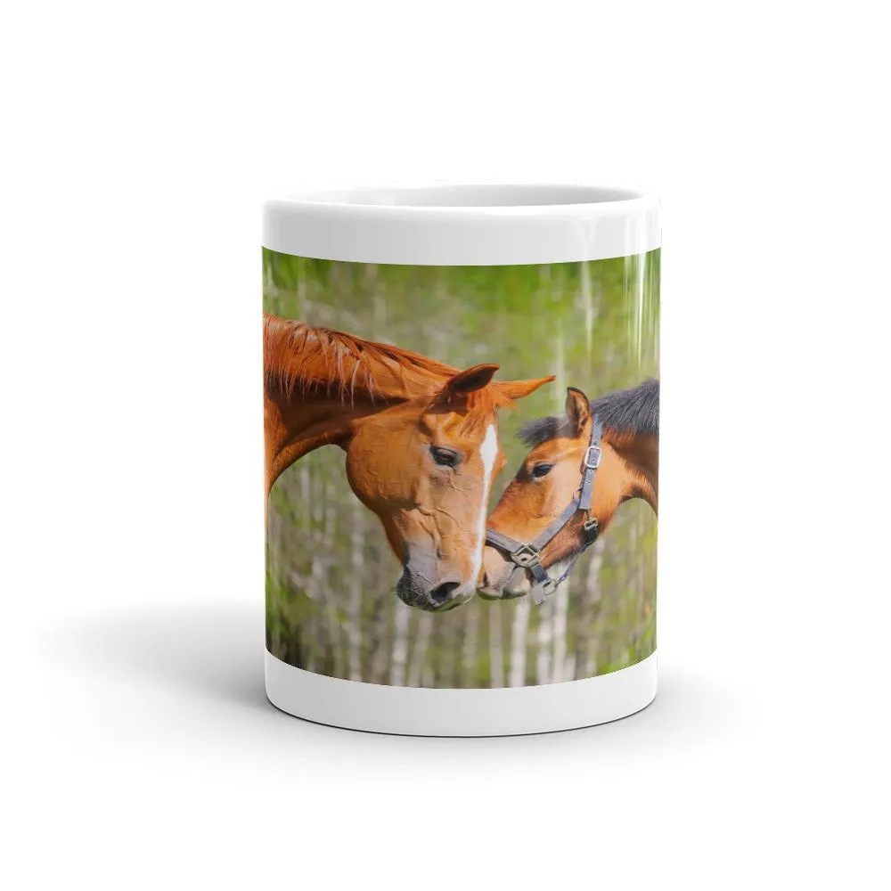 Kissing Horses Mug