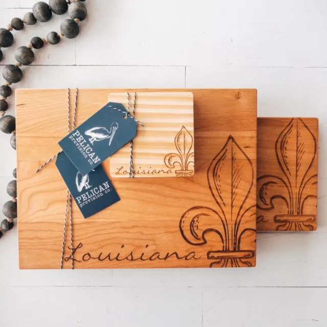 Louisiana Fleur De Lis Cutting Board