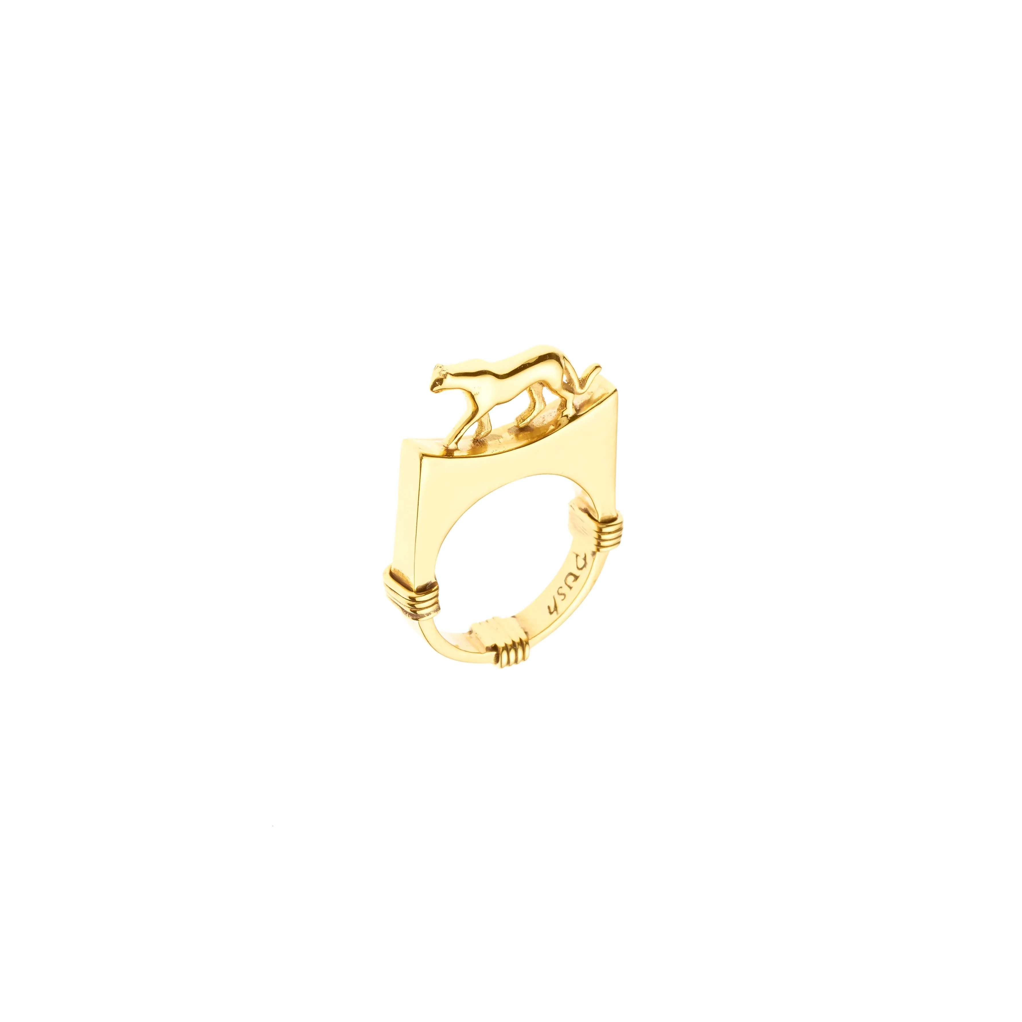 Lynx Ring | Gold Plate