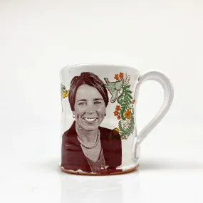 Maura Healey Mug with Flowers