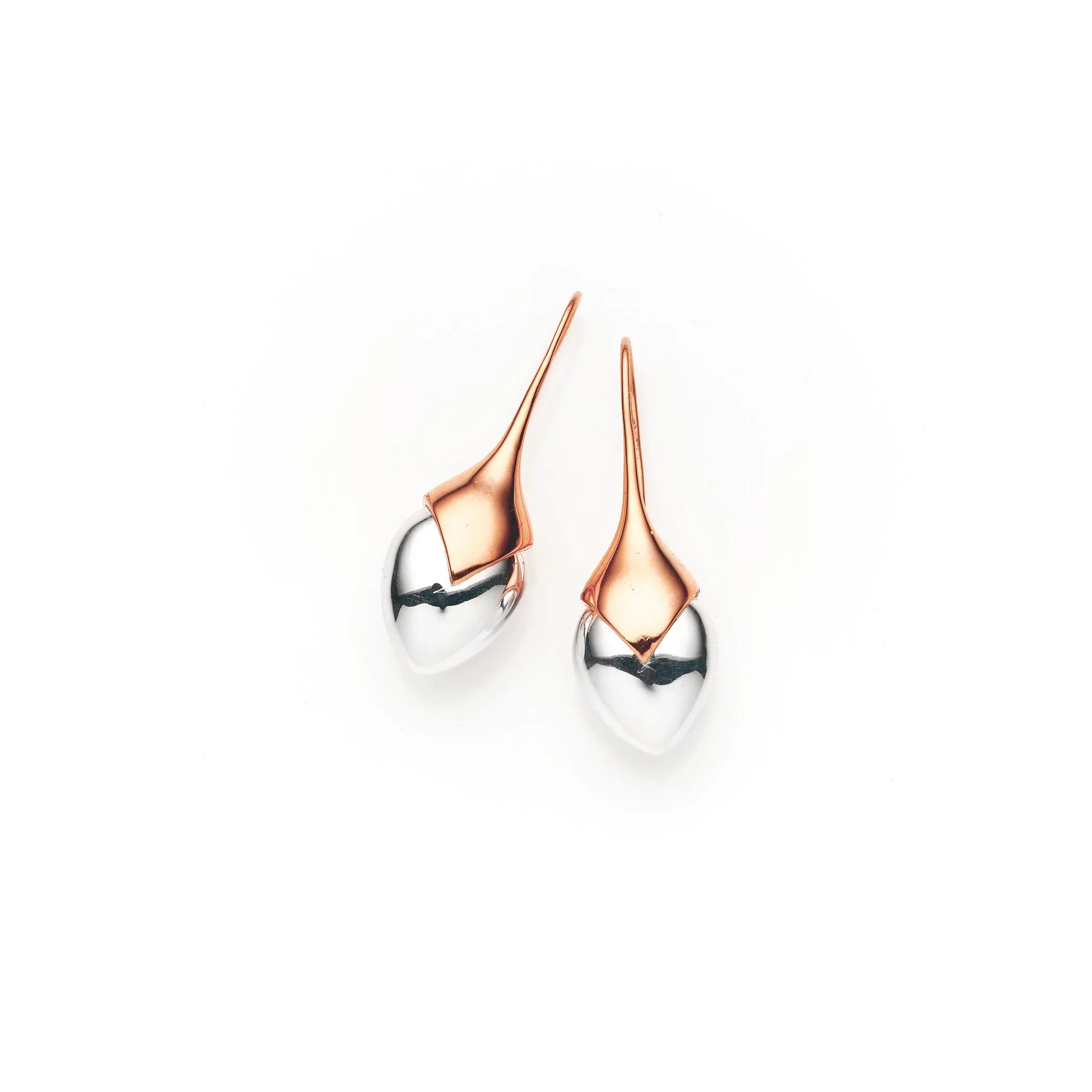 Medium Water Masai Earrings | Rose Gold Plate | select stones