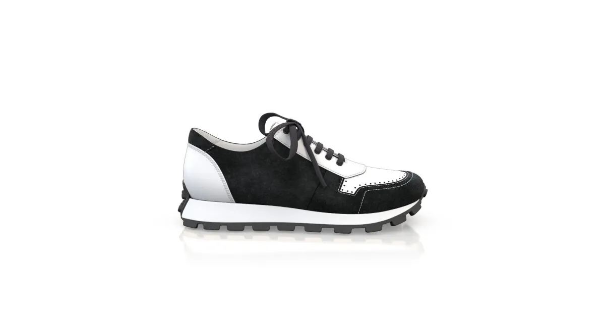 Men's Leather Running Sneakers 55024