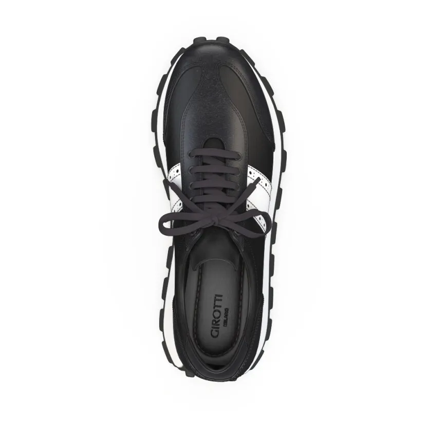 Men's Leather Running Sneakers 56395