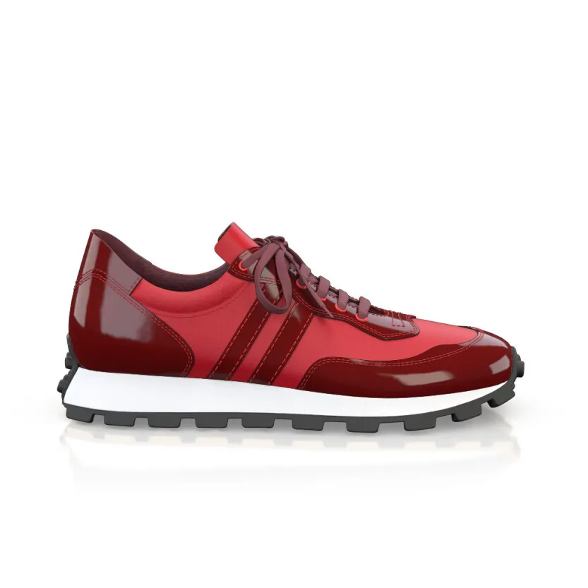 Men's Leather Running Sneakers 56870