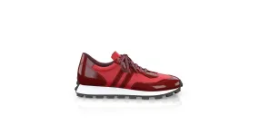 Men's Leather Running Sneakers 56870