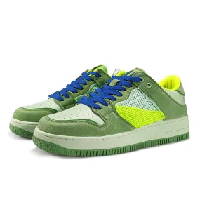 Mesh Skateboard Casual Sneakers Green 