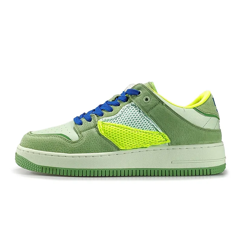 Mesh Skateboard Casual Sneakers Green 