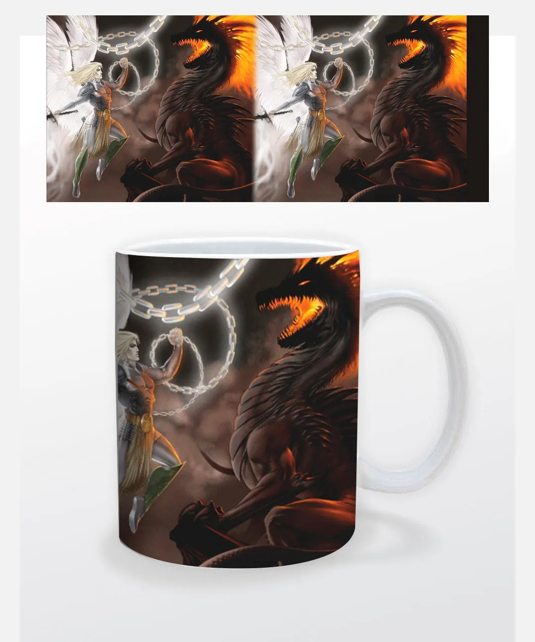 Michael vs. Belial Mug