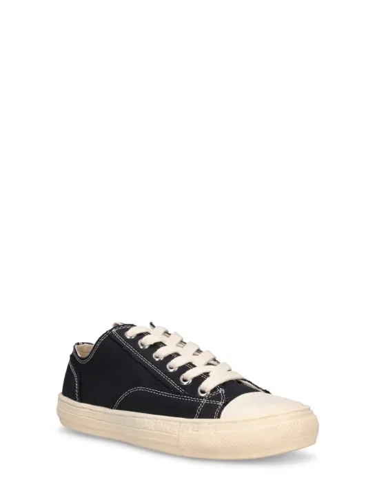 Mihara Yasuhiro   Past sole canvas low top sneakers 