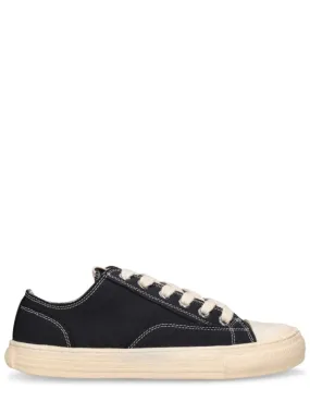 Mihara Yasuhiro   Past sole canvas low top sneakers 