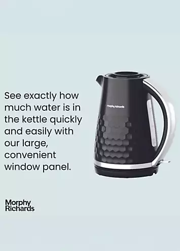 Morphy Richards Hive Black Jug Kettle - 108271 | Kaleidoscope