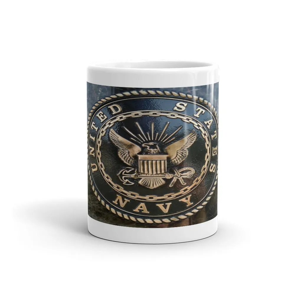 Navy Logo Mug